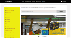 Desktop Screenshot of geometra.ch