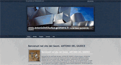 Desktop Screenshot of antoniodelgiudice.geometra.it