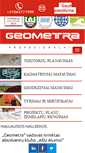 Mobile Screenshot of geometra.lt